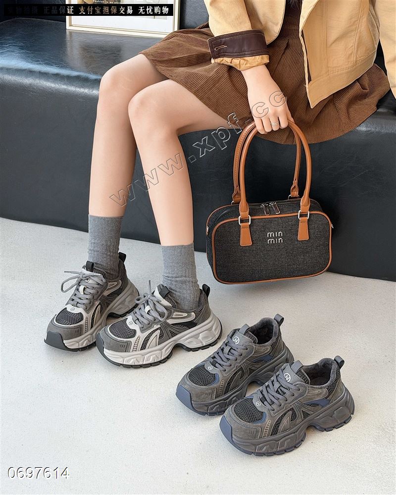 新款加绒老爹鞋休闲鞋9699