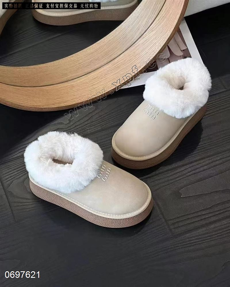 沫沫  真毛雪地靴