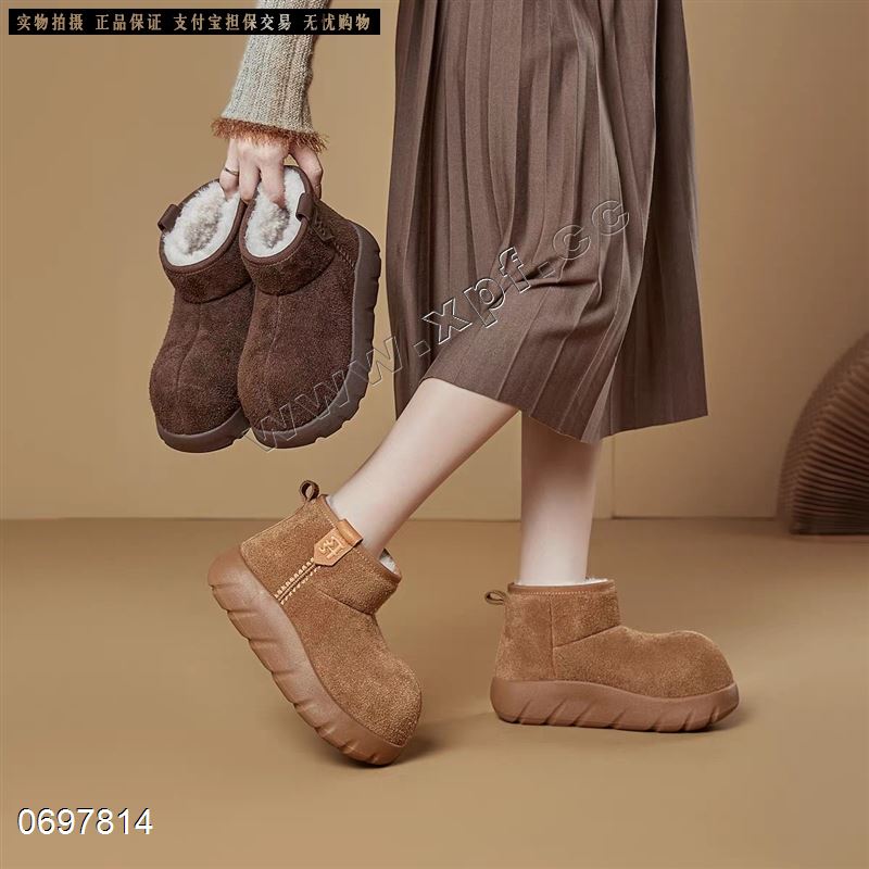 磨砂皮雪地靴663