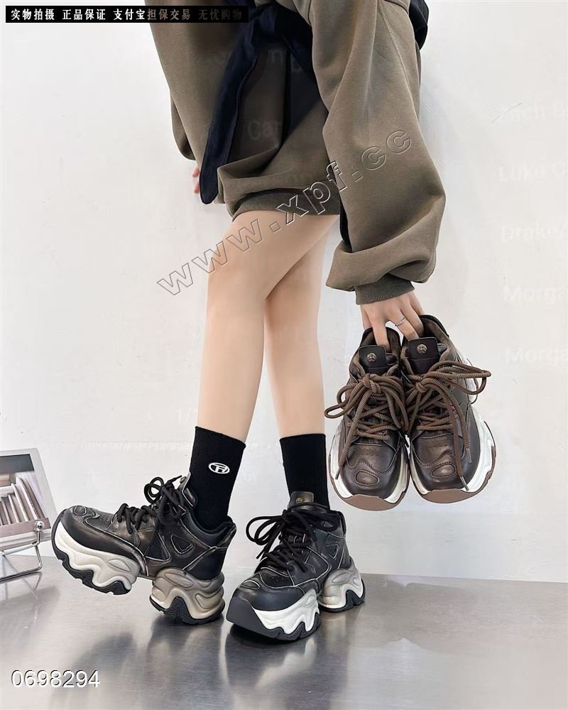 加棉高帮厚底休闲鞋