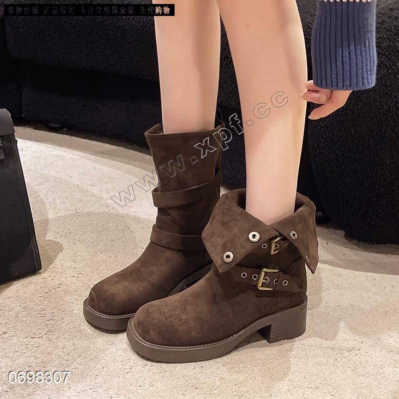 SP 时尚短靴  棉里