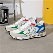 新款优质皮网厚底休闲男鞋81857