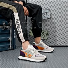 新款优质皮网厚底休闲男鞋81230