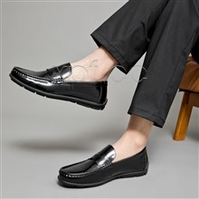 新款头层牛皮豆豆鞋85507