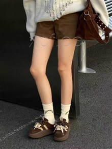 新款摇摇底德训鞋磨砂皮绒里板鞋5230M