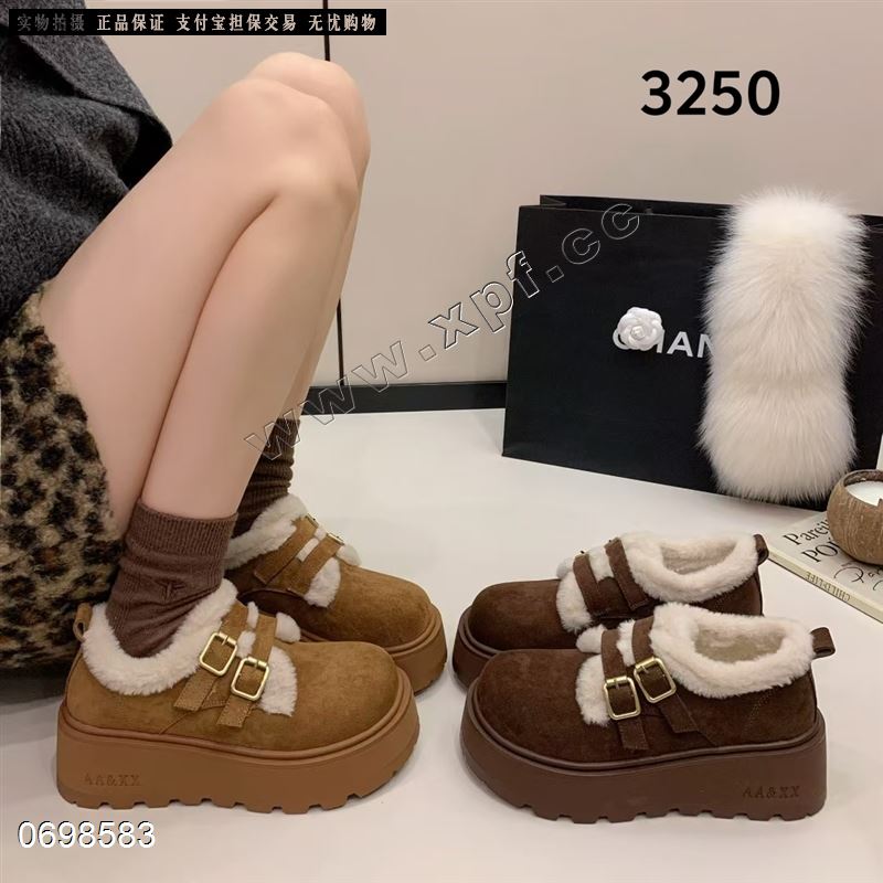 大棉厚底博肯单鞋3250