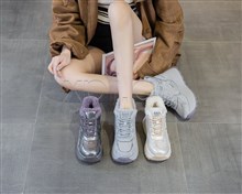 新款加绒加厚保暖增高大棉鞋厚底老爹鞋2988  单里 绒里跟高：7.5公分