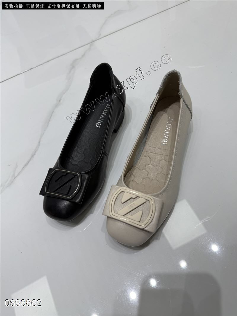 简安琪5107  头层牛皮单鞋