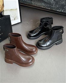 特价新款加绒保暖时尚短靴瘦瘦马丁25101