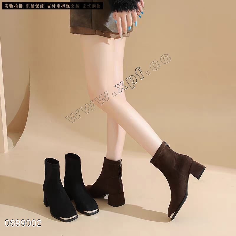 羊京绒加棉短靴