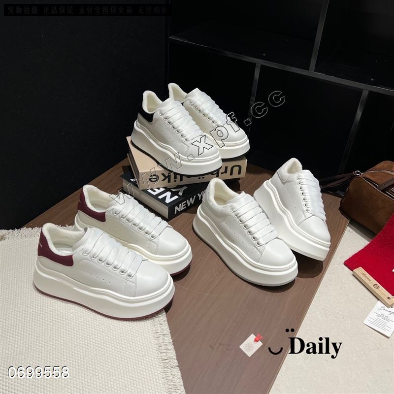 新款厚底大白鞋休闲鞋71693  单里/绒里