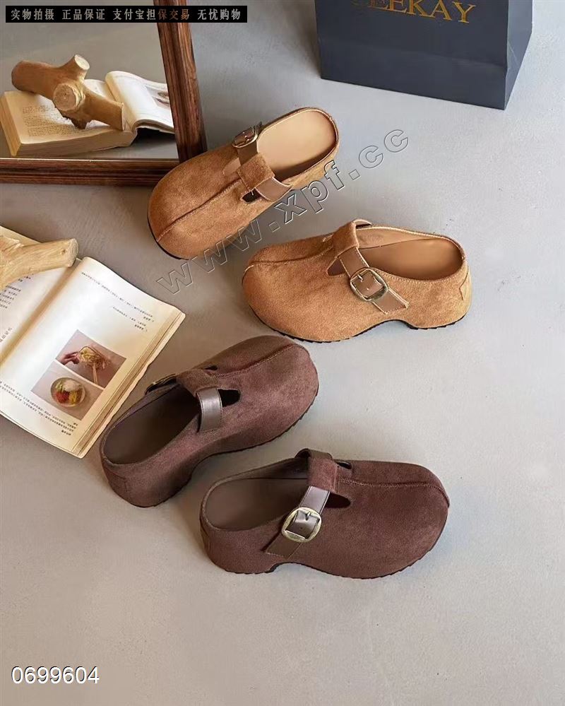 SP 包头博肯拖鞋  曲曲绒