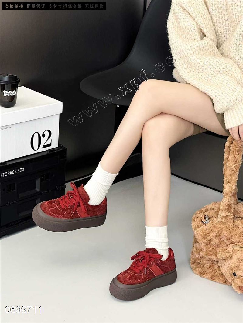 新款头层牛皮反做休闲鞋5615  单里