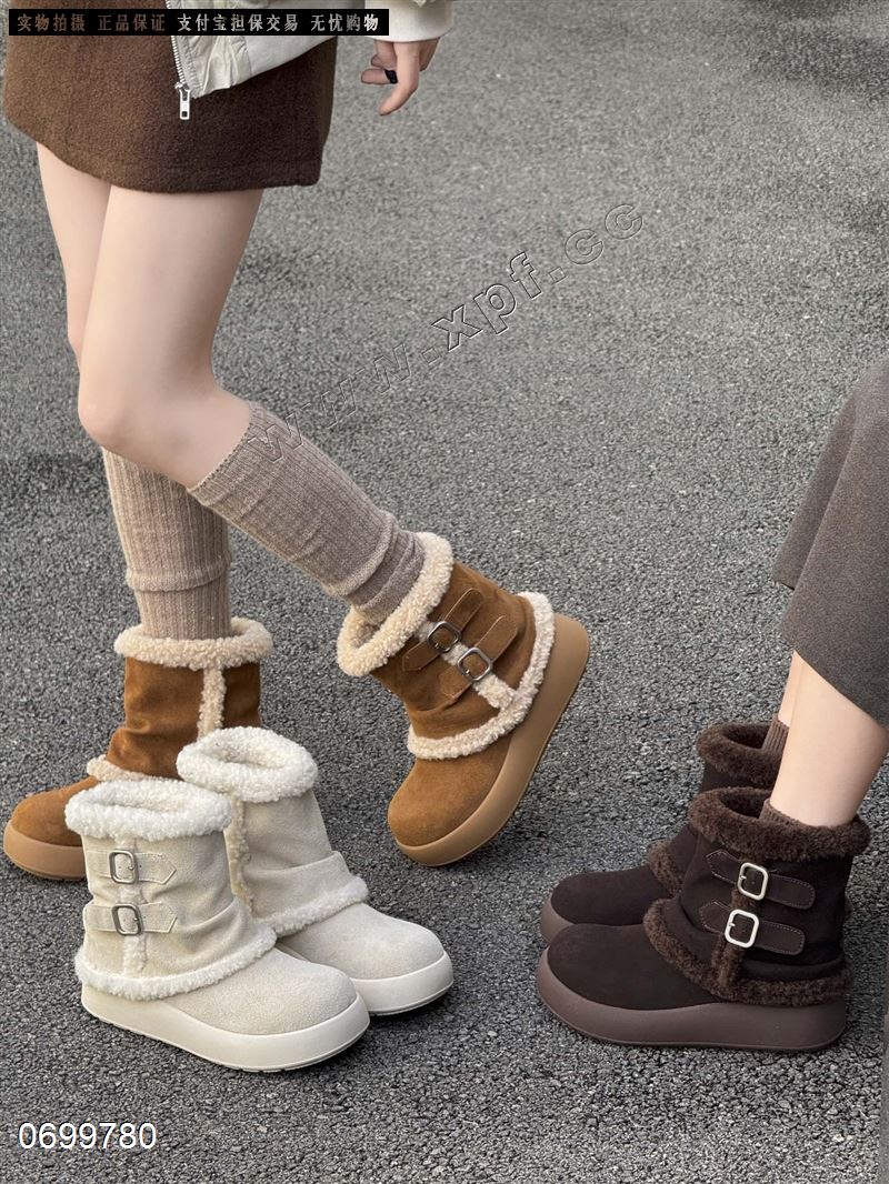 新款磨砂皮雪地靴2502