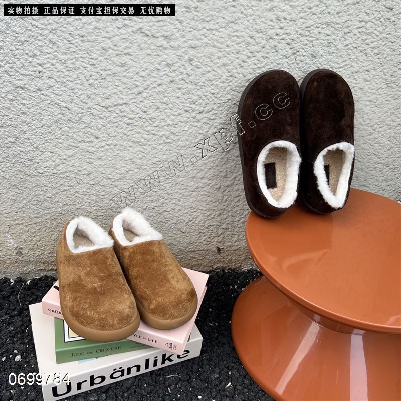 新款小土豆加绒大头包头勃肯鞋2506