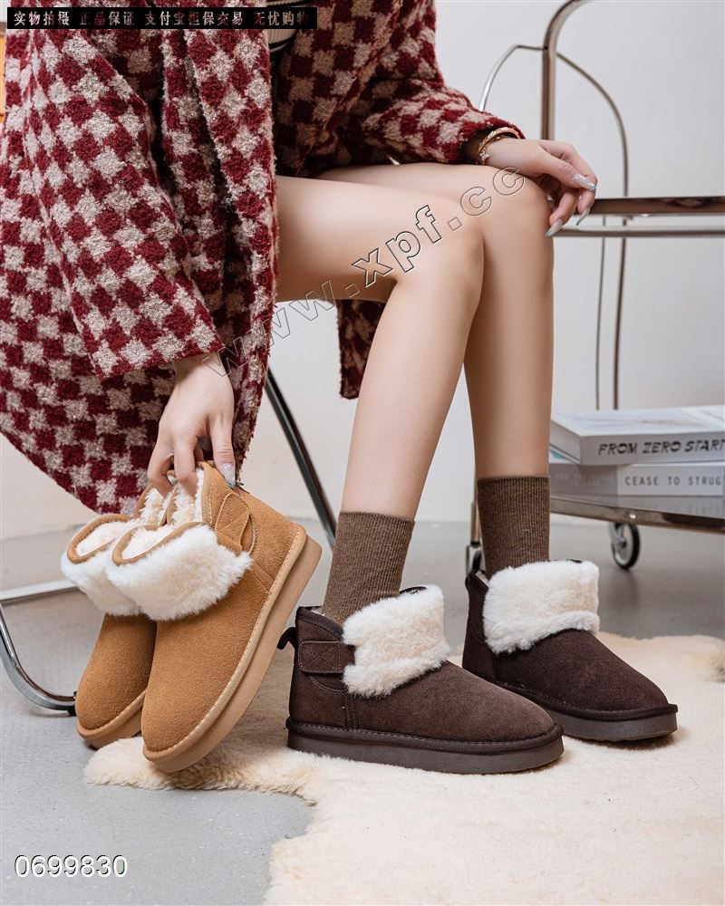 新款磨砂皮雪地靴817