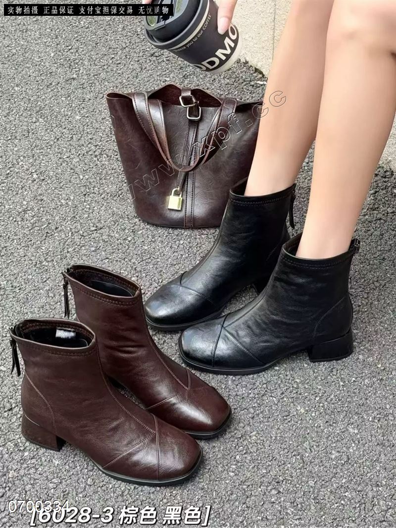 1303​品牌短靴  5310-20​  棉里