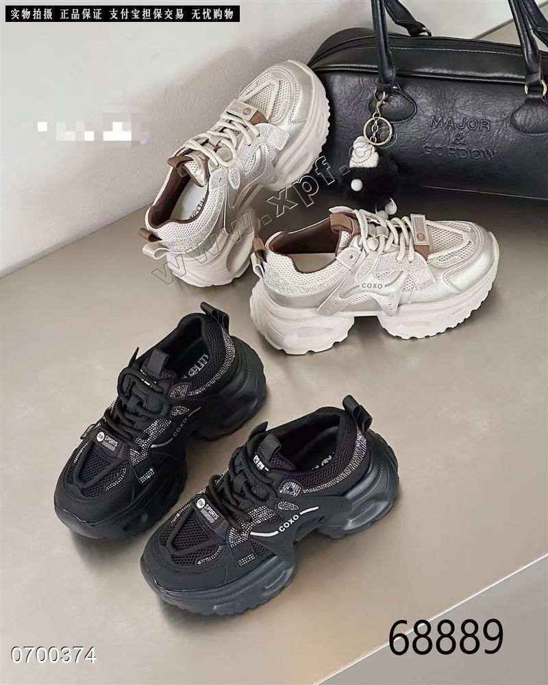 时尚休闲鞋68889  黑色578香槟色556789码