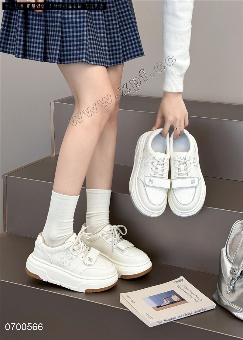 新款麦昆大白鞋厚底休闲鞋2608