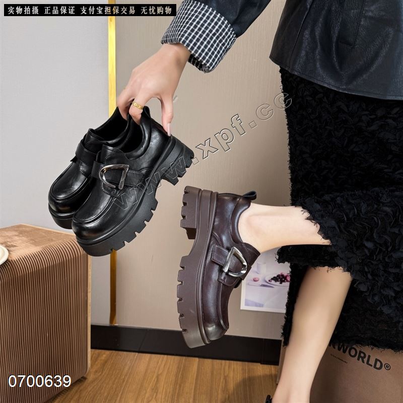 新款厚底乐单鞋A5107