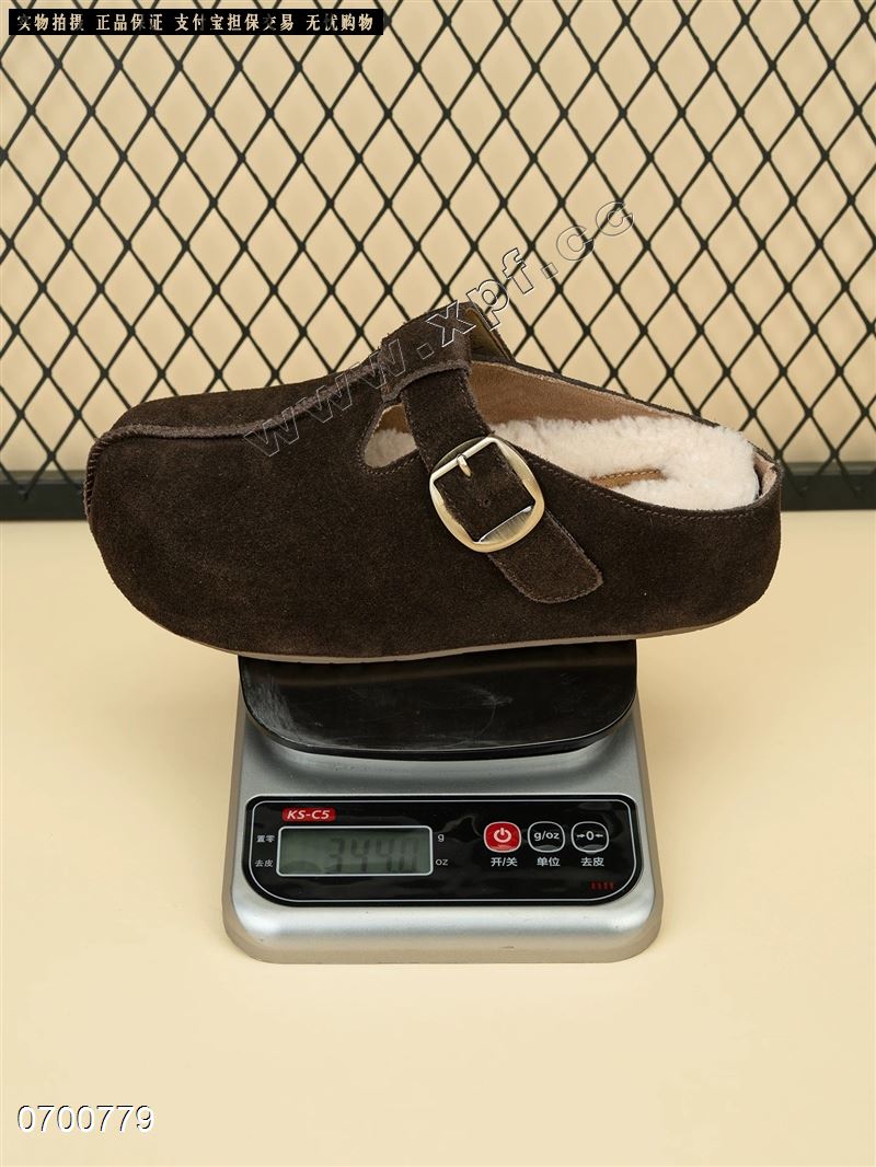SP  真皮勃肯拖鞋