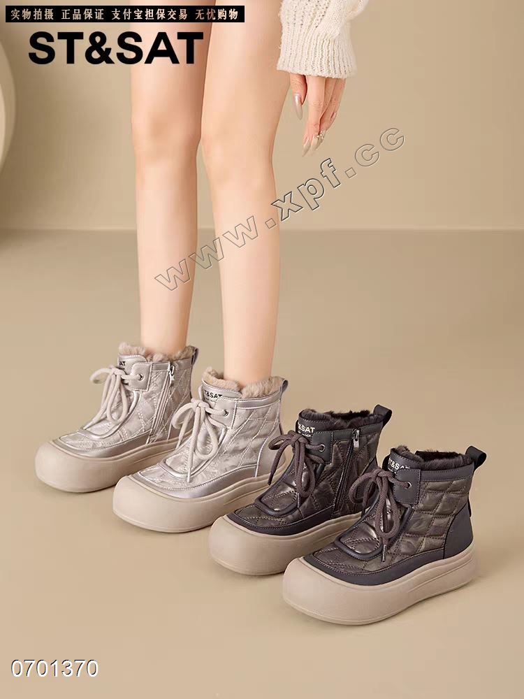 星期六  加绒雪地靴