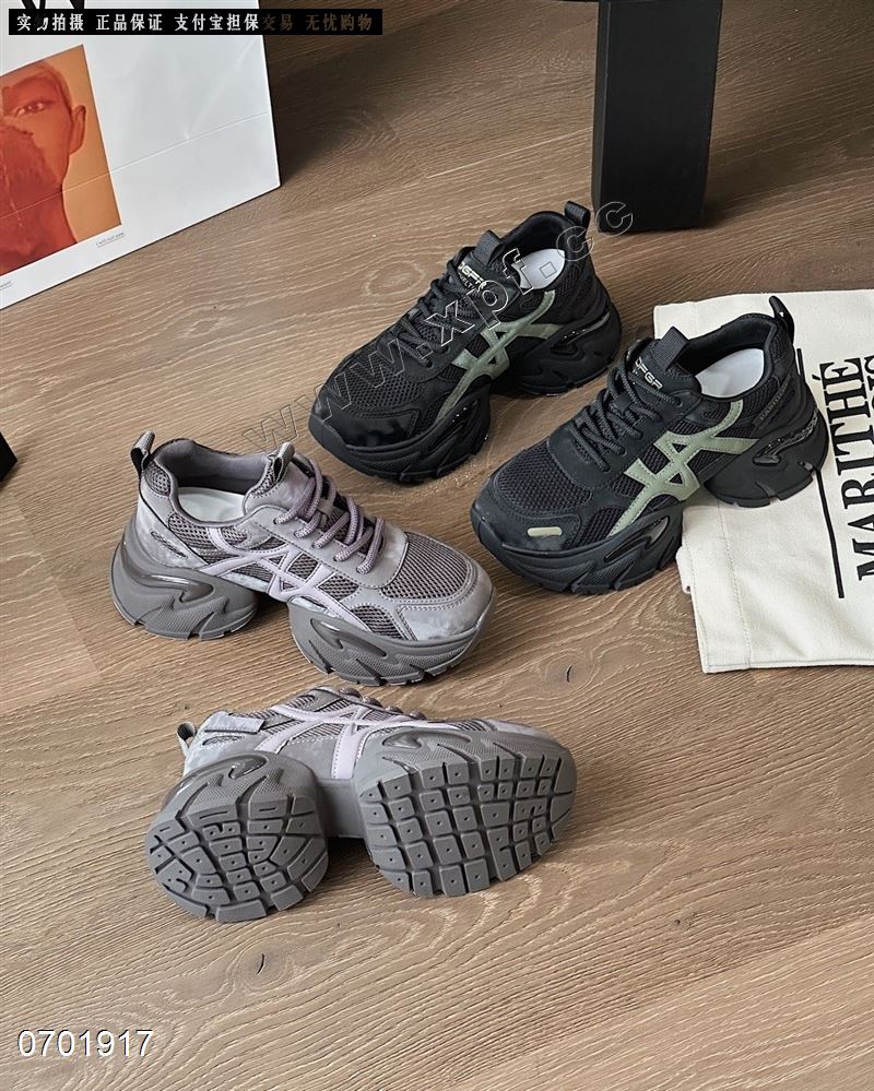 青柠鱼5569  双网老爹鞋黑色5-9+89，紫色899