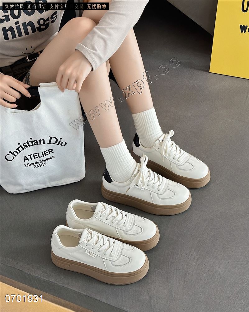 SP 头层牛皮小白鞋