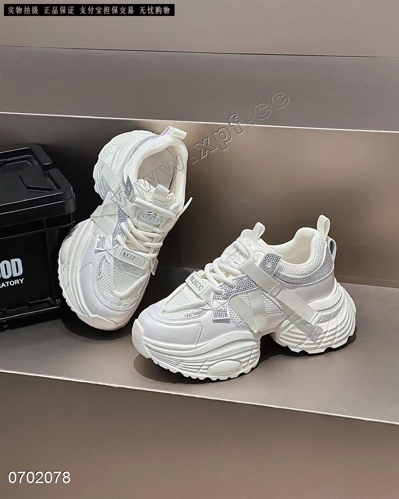 单里水钻老爹鞋