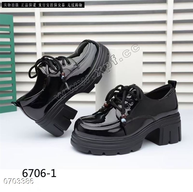 新款乐福鞋厚底单鞋6706-1