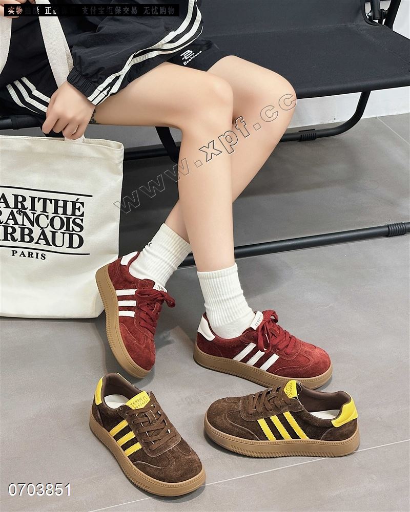 时尚德训鞋厚底休闲鞋 9655  咖色 5—0 红色 5-5 9-6 0-2