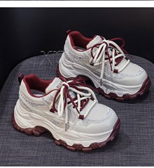 新款厚底内增高休闲鞋低帮老爹鞋5022