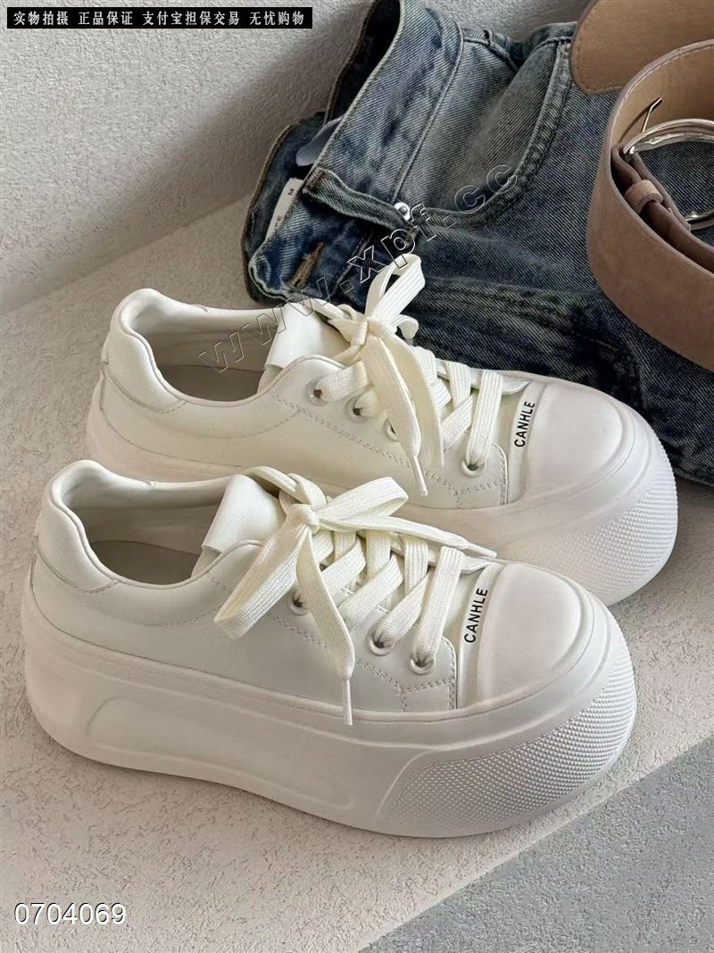 新款韩系厚底简约百搭经典款休闲鞋7761