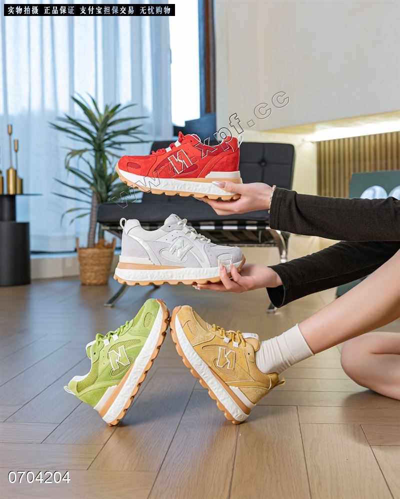 新款轻便舒适休闲百搭阿甘鞋2629  跟高：7公分