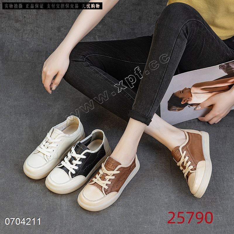 新款头层牛皮牛筋底休闲鞋25790