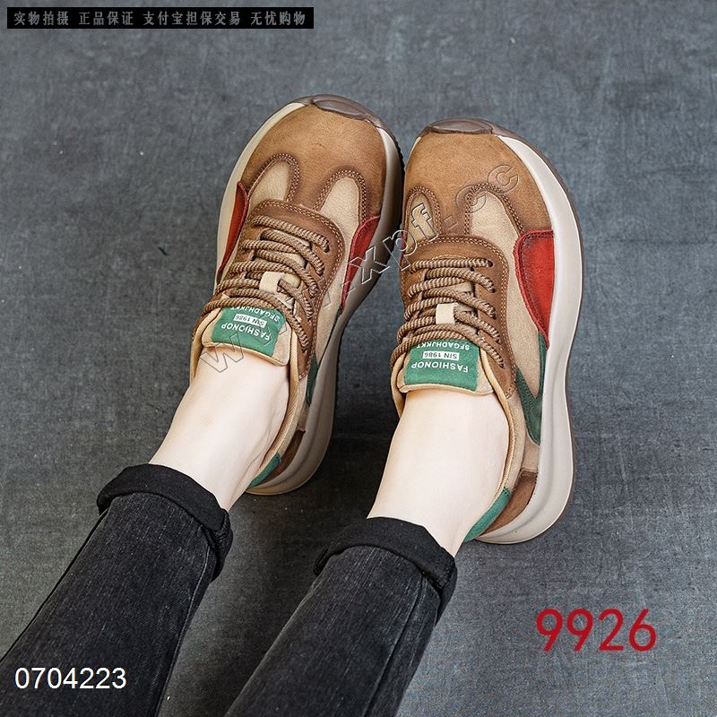 新款头层牛皮休闲鞋9926