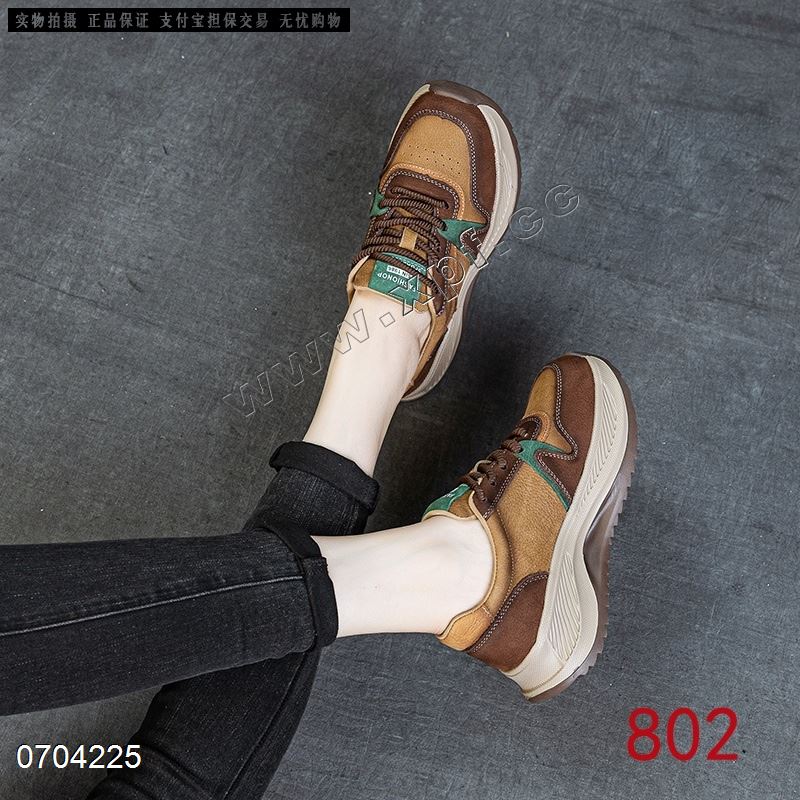 新款头层牛皮休闲鞋 802