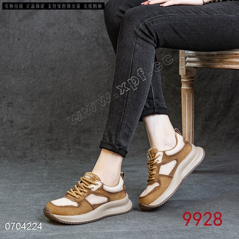 新款头层牛皮休闲鞋9928