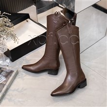 【单双可补货】头层牛皮内里水晶超柔高筒靴SA1233