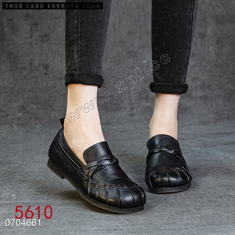 新款头层牛皮单鞋5610