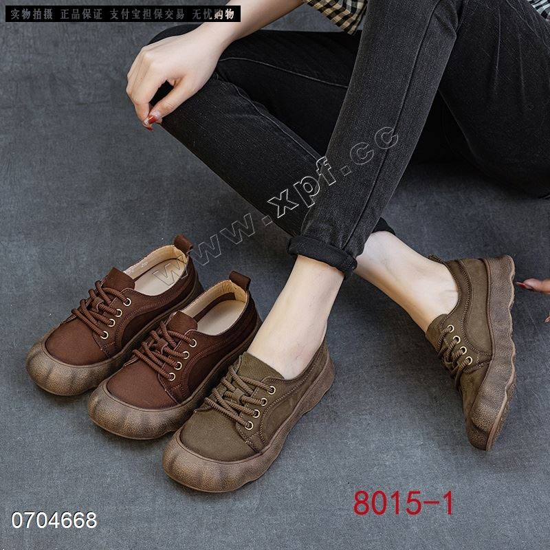 新款头层牛皮单鞋 8015-1