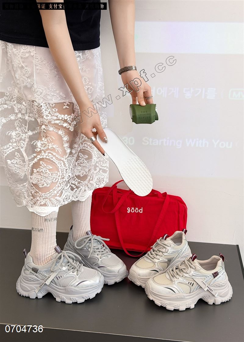 新款简约老爹鞋厚底休闲鞋2628