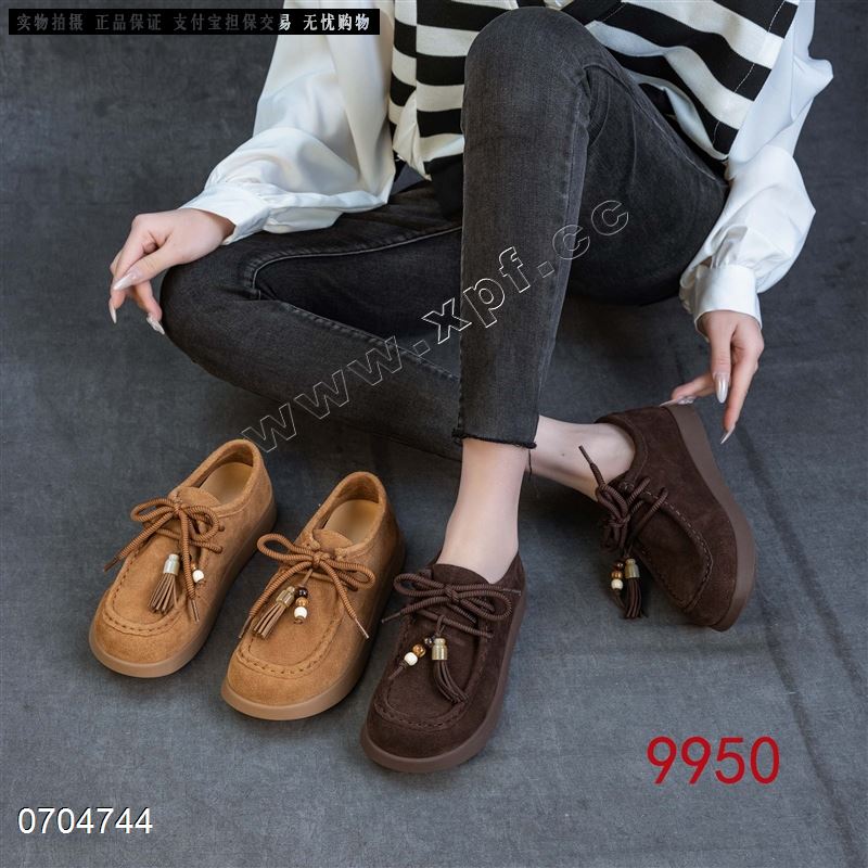 新款磨砂牛皮单鞋9950