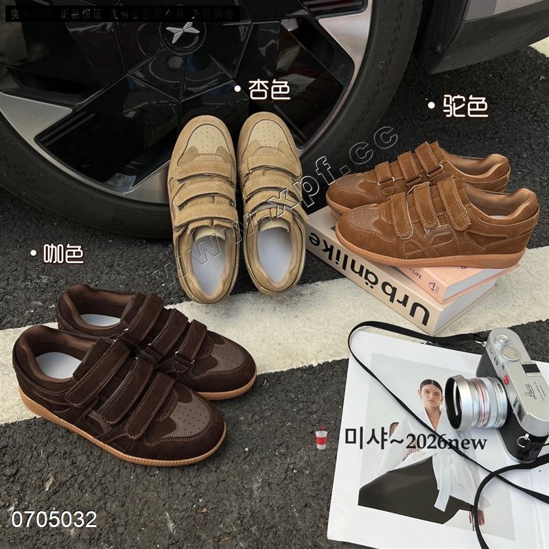 新款磨砂皮休闲鞋德训鞋90103