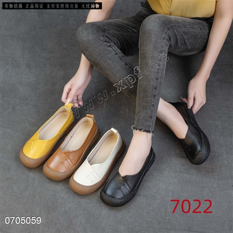 新款头层牛皮单鞋7022