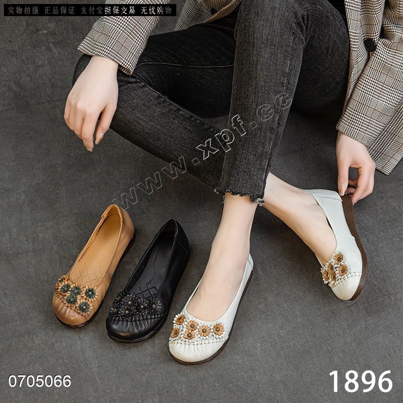 新款头层牛皮单鞋1896