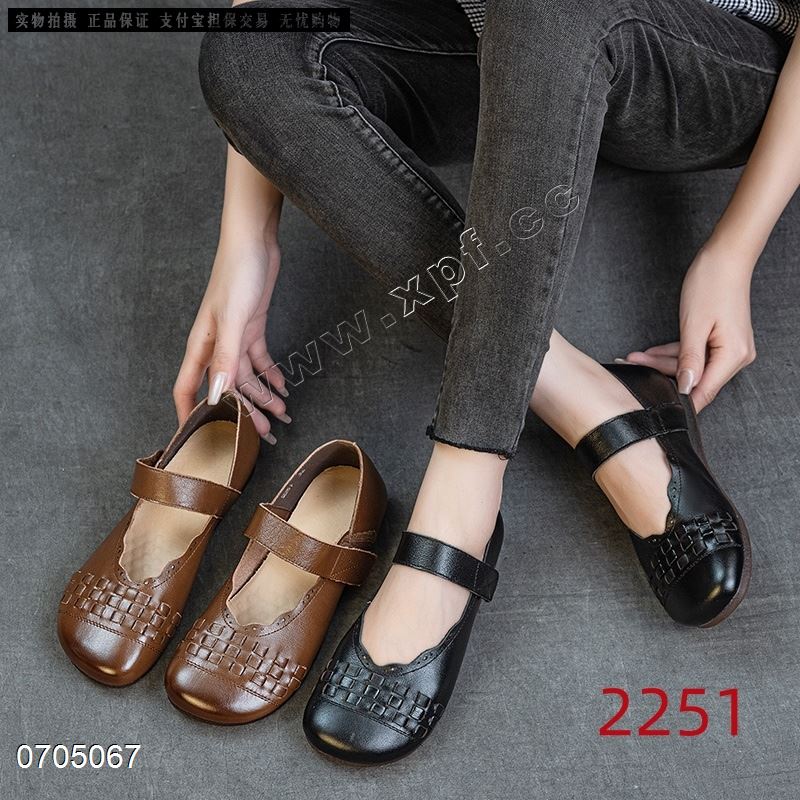 新款头层牛皮单鞋2251