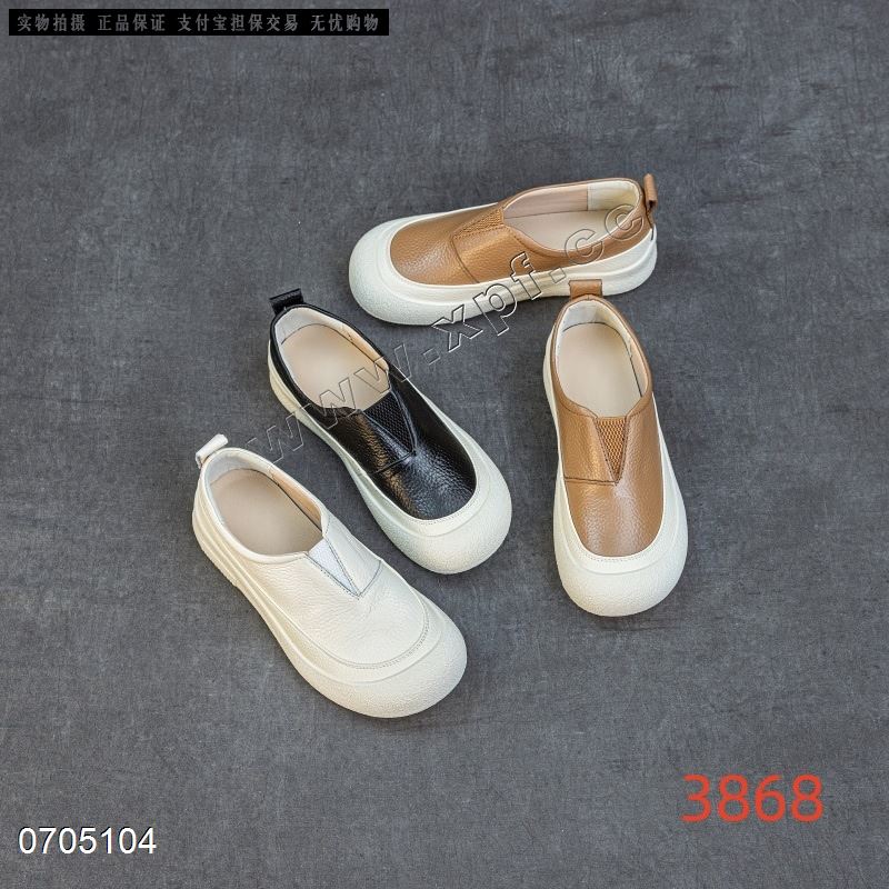 新款头层牛皮休闲鞋3868