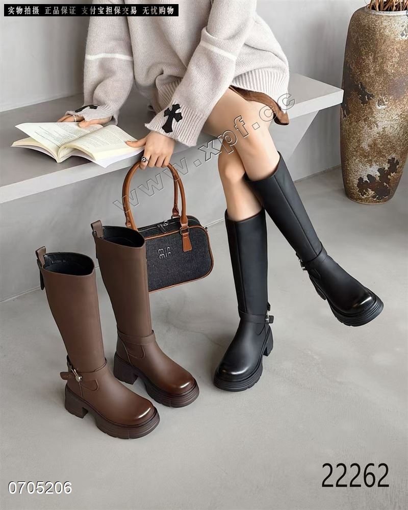 加棉高靴22262  黑色567788棕67778码