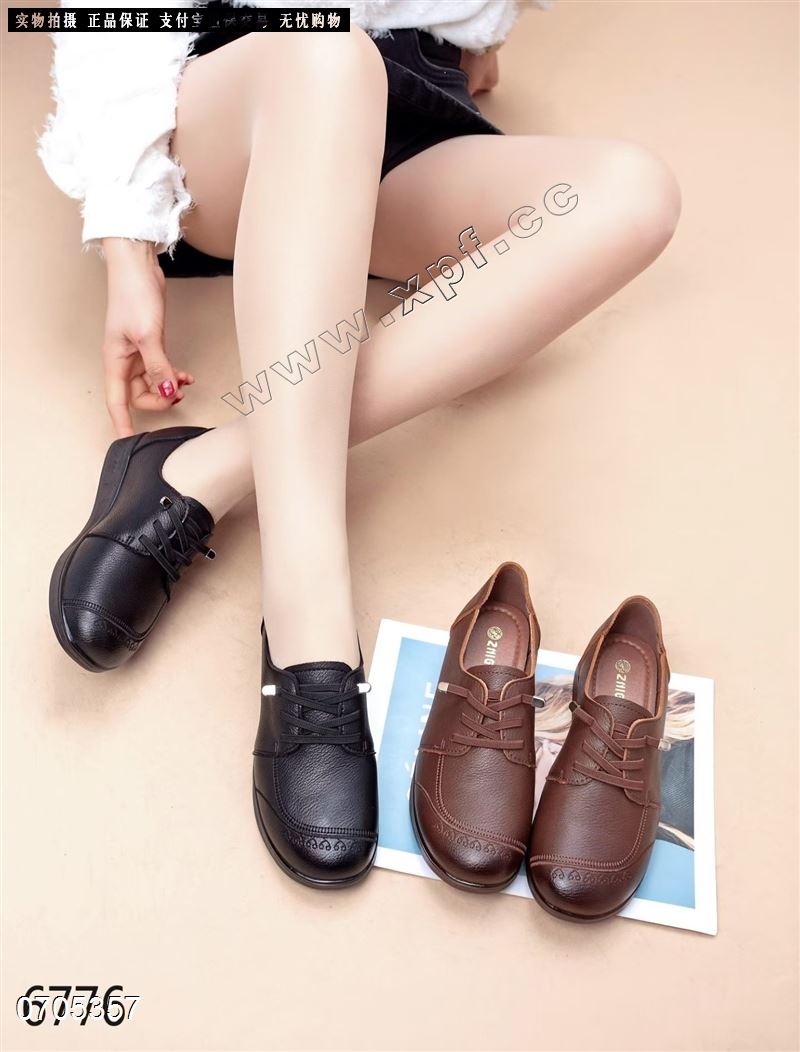 新款软底软面单鞋6776